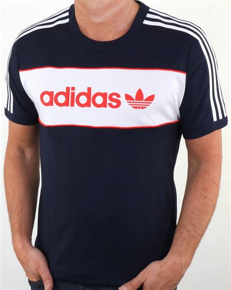 adidas originals t-shirt in navy weiß|Adidas originals t shirts.